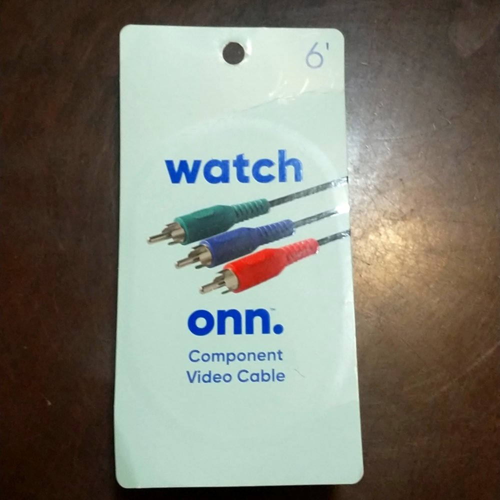 Watch ONN. Component Video Cable _ Used